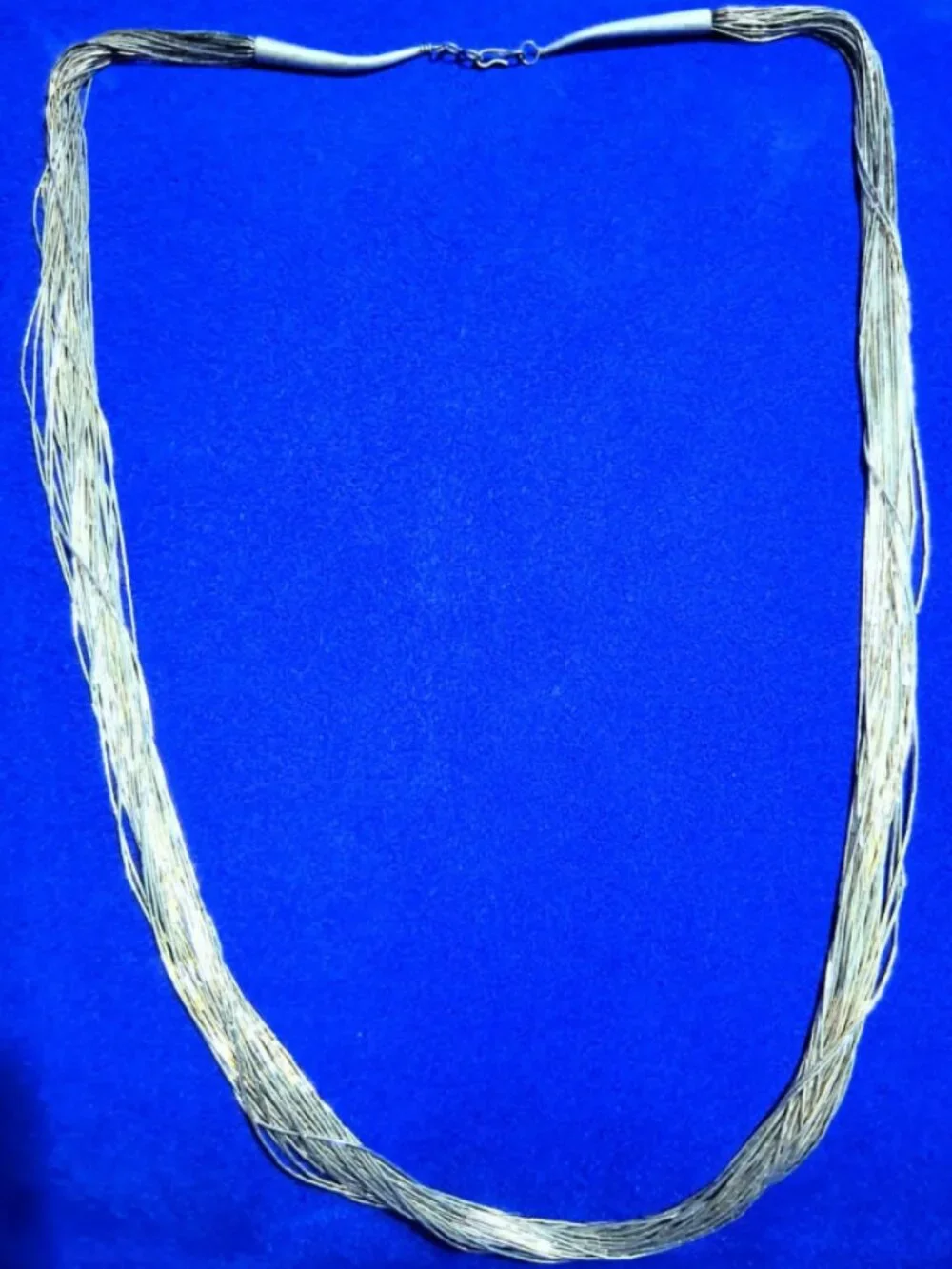 Opera Length 30 inch, 30 Strand, 1cm Wide, 42.42 grams Liquid Sterling Necklace